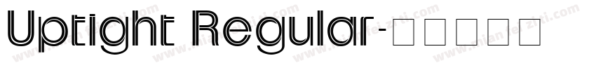 Uptight Regular字体转换